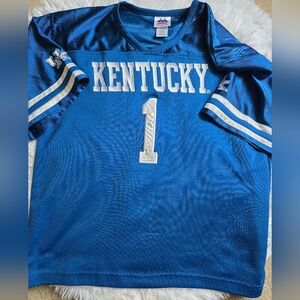 Vintage #1 NCAA Kentucky Wildcats Football Jersey Youth Big Kid Large  16-18